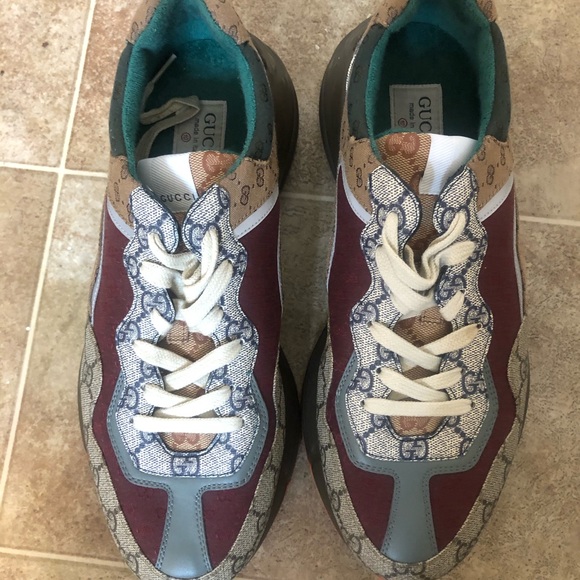 Size 10 men’s Gucci Rython sneakers - Picture 1 of 5
